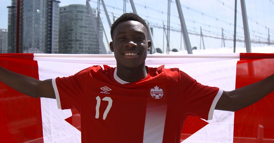 canada soccer jersey davies