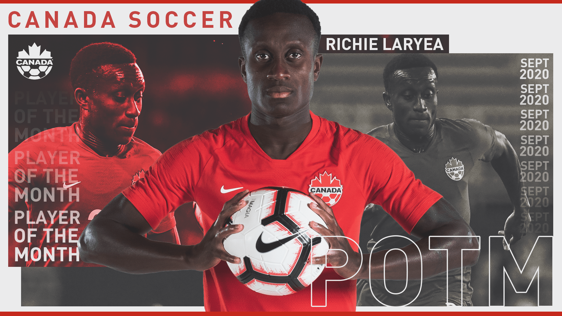 Richie Laryea, Player of the Month